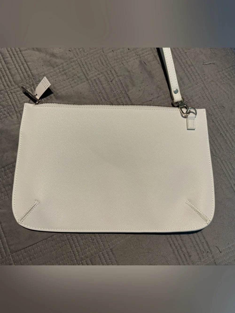 White House Black Market White Floral Studded Wristlet NWT - Picture 8 of 10